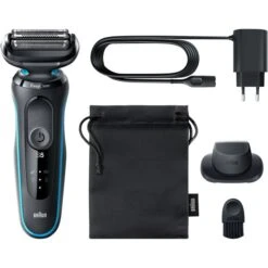 Braun Series 5 51-M1200s, Rasierer (schwarz/türkis) -Körperpflege Store Braun Series 5 51 M1200s Rasierer@@1856623 1
