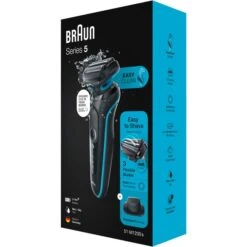 Braun Series 5 51-M1200s, Rasierer (schwarz/türkis) -Körperpflege Store Braun Series 5 51 M1200s Rasierer@@1856623 4
