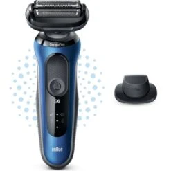 Braun Series 6 61-B1200s, Rasierer (schwarz/blau) 8 Braun Series 6 61-B1200s, Rasierer (schwarz/blau) -Körperpflege Store Braun Series 6 61 B1200s Rasierer@@1856614 1