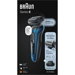 Braun Series 6 61-B1200s, Rasierer (schwarz/blau) 10 Braun Series 6 61-B1200s, Rasierer (schwarz/blau) -Körperpflege Store Braun Series 6 61 B1200s Rasierer@@1856614 3