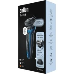 Braun Series 6 61-B1200s, Rasierer (schwarz/blau) 11 Braun Series 6 61-B1200s, Rasierer (schwarz/blau) -Körperpflege Store Braun Series 6 61 B1200s Rasierer@@1856614 4