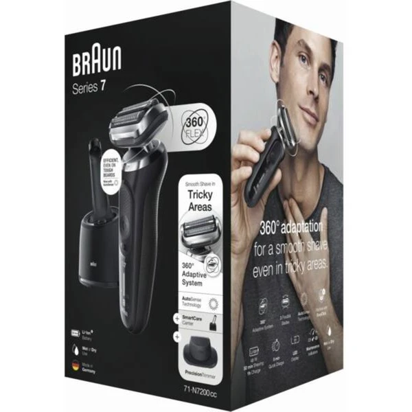 Braun Series 7 71-N7200cc, Rasierer (schwarz/silber) 7 Braun Series 7 71-N7200cc, Rasierer (schwarz/silber) – Bild 5