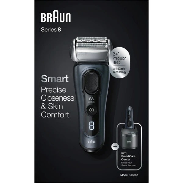 Braun Series 8 - 8463cc, Rasierer (blaugrau/silber) 4 Braun Series 8 - 8463cc, Rasierer (blaugrau/silber) – Bild 2