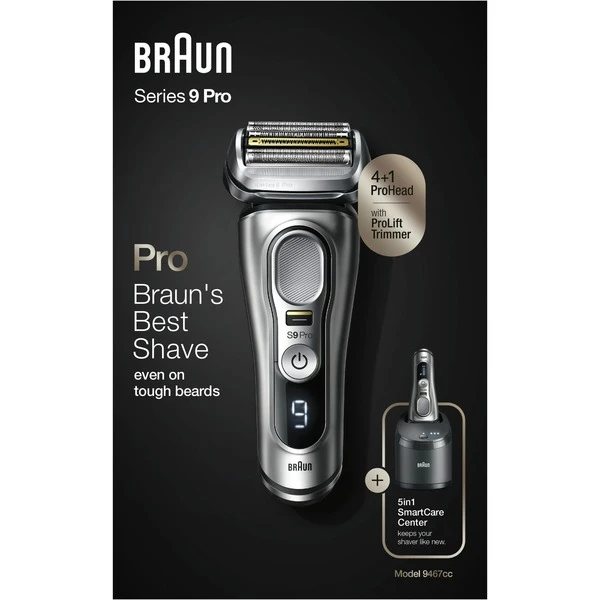 Braun Series 9 Pro - 9467cc, Rasierer (silber) 4 Braun Series 9 Pro - 9467cc, Rasierer (silber) – Bild 2