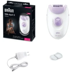 Braun Silk-épil 3 3170, Epiliergerät (weiß/violett) -Körperpflege Store Braun Silk pil 3 3170 Epilierger t@@9icedb16 1
