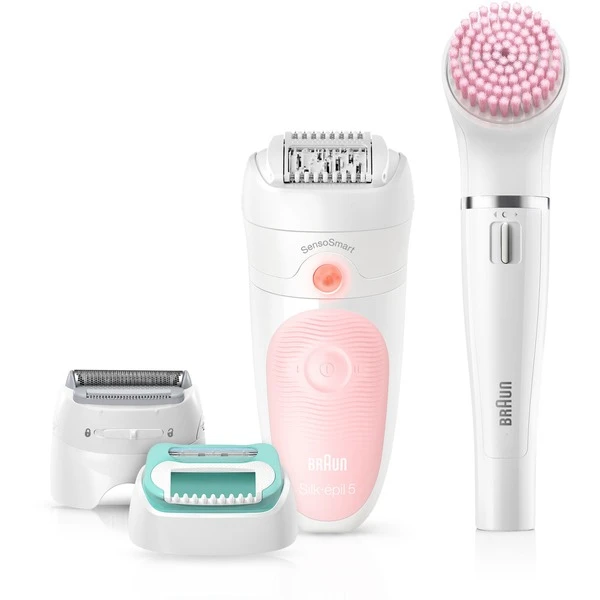Braun Silk-épil 5-875 SensoSmart Beauty Set 5, Epiliergerät (weiß/rosa) 3 Braun Silk-épil 5-875 SensoSmart Beauty Set 5, Epiliergerät (weiß/rosa)