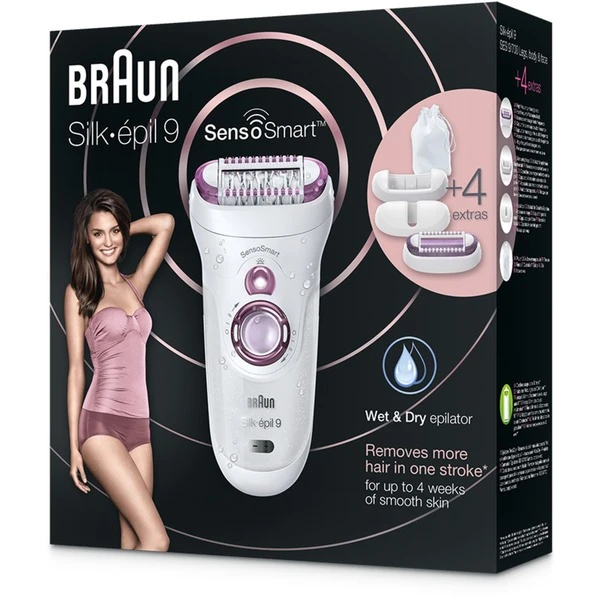 Braun Silk-épil 9-700 SensoSmart, Epiliergerät (weiß/violett) 7 Braun Silk-épil 9-700 SensoSmart, Epiliergerät (weiß/violett) – Bild 5