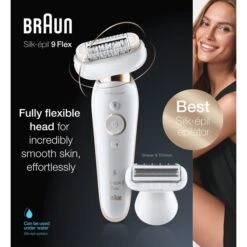 Braun Silk-épil 9 Flex 9002, Epiliergerät (weiß/gold) -Körperpflege Store Braun Silk pil 9 Flex 9002 Epilierger t@@1607681 32