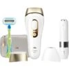 Braun Silk-expert Pro 5 IPL PL5159, Haarentferner (weiß/gold, Inkl. Tasche + Face Mini-Gesichtshaarentferner + Venus Extra Smooth)