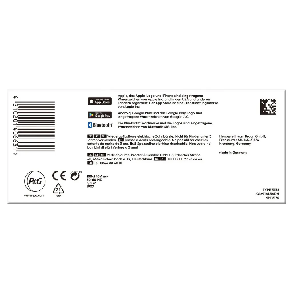 Braun Oral-B IO Series 9 Special Edition, Elektrische Zahnbürste ,weiß, White Alabaster 9 Braun Oral-B IO Series 9 Special Edition, Elektrische Zahnbürste ,weiß, White Alabaster – Bild 7