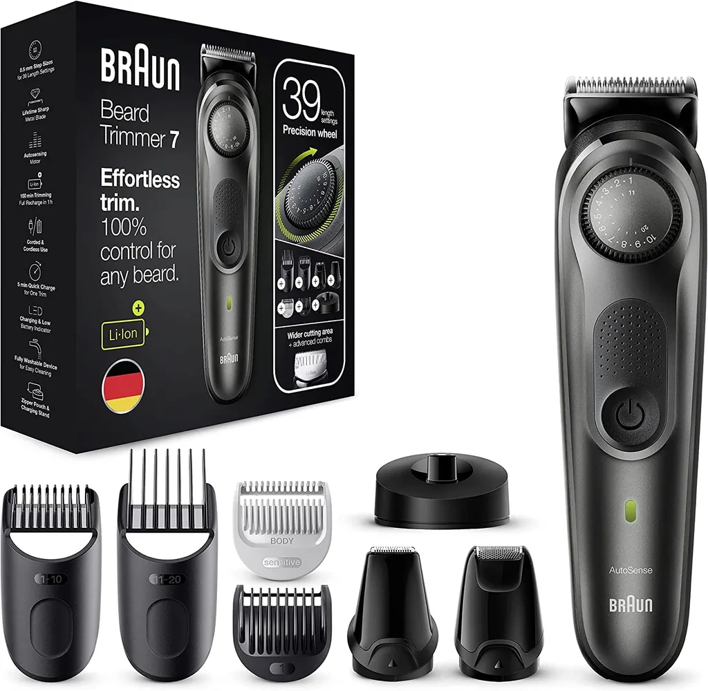 Braun BeardTrimmer BT7350 Grau Barttrimmer 3 Braun BeardTrimmer BT7350 Grau Barttrimmer