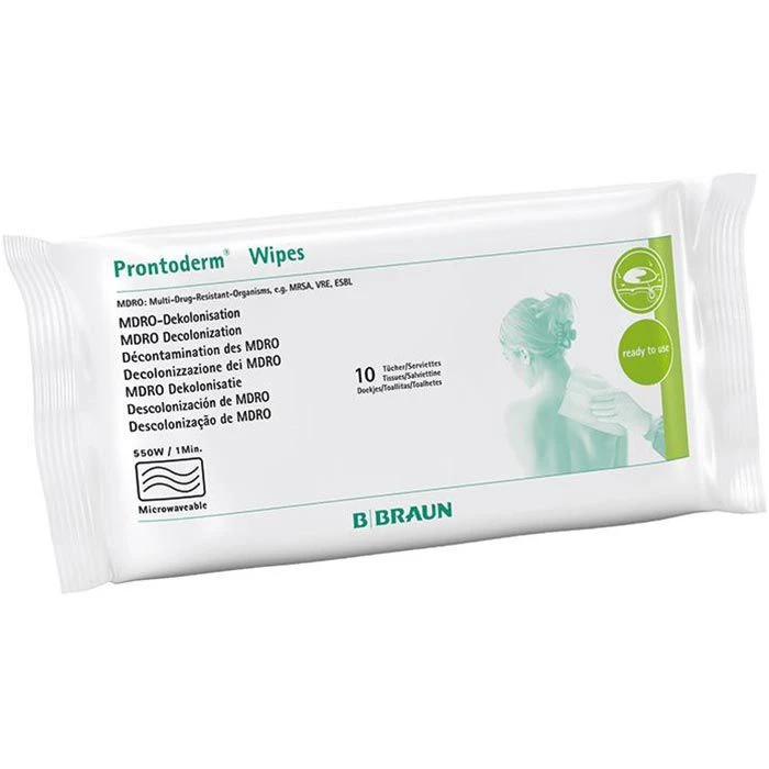 B.Braun Desinfektionstücher Prontoderm 400106, Für Haut & Hände Zur MRE-Dekolonisierung 10 Tücher 3 B.Braun Desinfektionstücher Prontoderm 400106, Für Haut & Hände Zur MRE-Dekolonisierung 10 Tücher