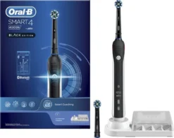 Oral-B Smart 4 4000N CrossAction Elektrische Zahnbürste, Schwarz -Körperpflege Store aa80ba12908578b7cf1db8184a17010c