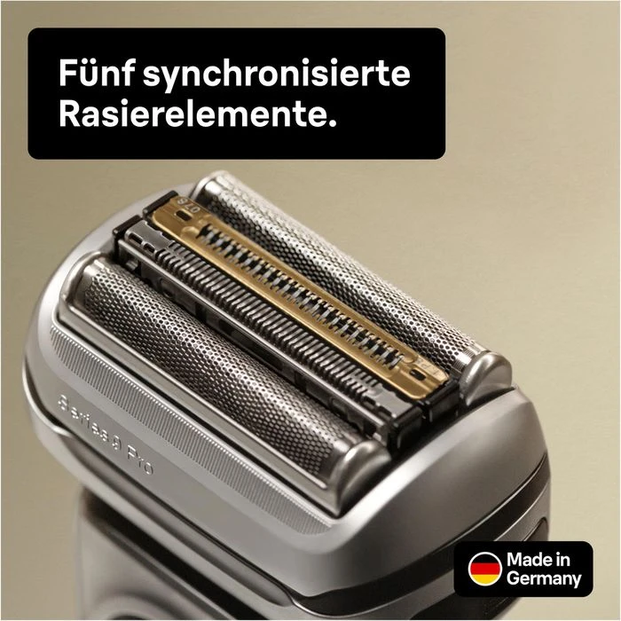 Braun Elektrorasierer Series 9 Pro Premium 9465cc, Wet&Dry, 4+1 Scherkopf, Trimmer+Reinigungsstation 4 Braun Elektrorasierer Series 9 Pro Premium 9465cc, Wet&Dry, 4+1 Scherkopf, Trimmer+Reinigungsstation – Bild 2