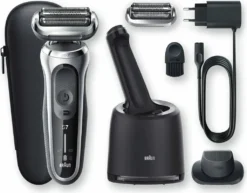 Braun Series 7 70-S7200cc + Scherteil Herrenrasierer Wet-dry Reinigungsstation -Körperpflege Store af3bc48a110931c92dfefb03bf7498d4