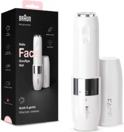 Braun Face Mini Hair Remover FS1000 Mini-Haarentferner Reinigung Smartlight -Körperpflege Store b2325bff23c489da72eed9be558aa9ea