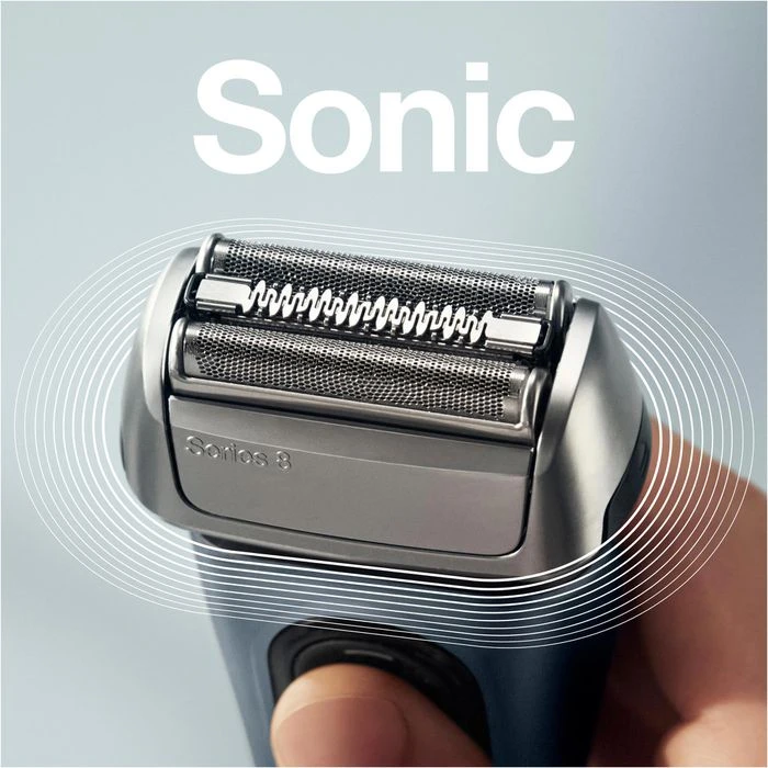 Braun Elektrorasierer Series 8 8413s, Fjordgrau, Wet & Dry, 3+1 Scherkopf, Mit Trimmer & Reise-Etui 6 Braun Elektrorasierer Series 8 8413s, Fjordgrau, Wet & Dry, 3+1 Scherkopf, Mit Trimmer & Reise-Etui – Bild 4