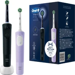 Oral-B Vitality Pro D103 Duo Bk/vt -Körperpflege Store b44119db4869ed741e32932fe380d137