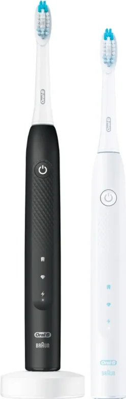 Oral-B Elektrische Zahnbürste - Pulsonic Slim Clean + 2. Handstück - Black/White -Körperpflege Store b5b9dd1c169ce18dcbb663a29baa80d5