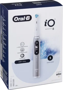 Braun Oral-B IO6 Opal Grau UC , Elektr. Zahnbürste