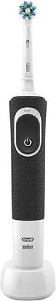 Oral-B Elektrische Zahnbürste D100 Sensitive Wiederaufladbar, Für Erwachsene, Anzahl Der Enthaltenen Bürstenköpfe 1, Anzahl Der Zähneputzmodi 1, Schwarz/Weiß