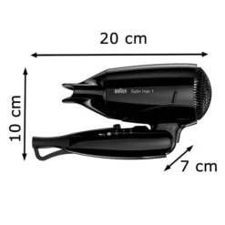 Braun Haartrockner Satin Hair 1 Style&Go, HD130, Reisehaartrockner, 1200 Watt, Schwarz -Körperpflege Store bb431002520f0b6b5eebd72597b0f3497763ed7e haartrockner braun satin hair 1 styleundgo hd130