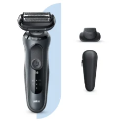 Braun Series 6 60-N1200s Herrenrasierer Wet&Dry 50min Laufzeit Reise-Etui Grau -Körperpflege Store be3b571e8da1199117491631fa5434b5