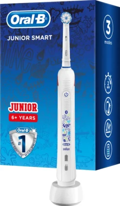 Oral-B Junior Smart Elektrische Zahnbürste Mit Visueller Andruckkontrolle & Smart Coaching, Für Kinder Ab 6 Jahren -Körperpflege Store bfc5d7e0b82a0d32211825d41d48ff80
