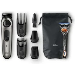 Braun BT7020, Barttrimmer, Haarschneider, Inkl. Gillette Fusion5, Für Herren, Mit Akku, 39 Längen, 4 Aufsätze -Körperpflege Store c027d5d6f63734bbaba9e0bdb300cd78b82e6f89 barttrimmer braun bt7020 inkl. gillette fusion5