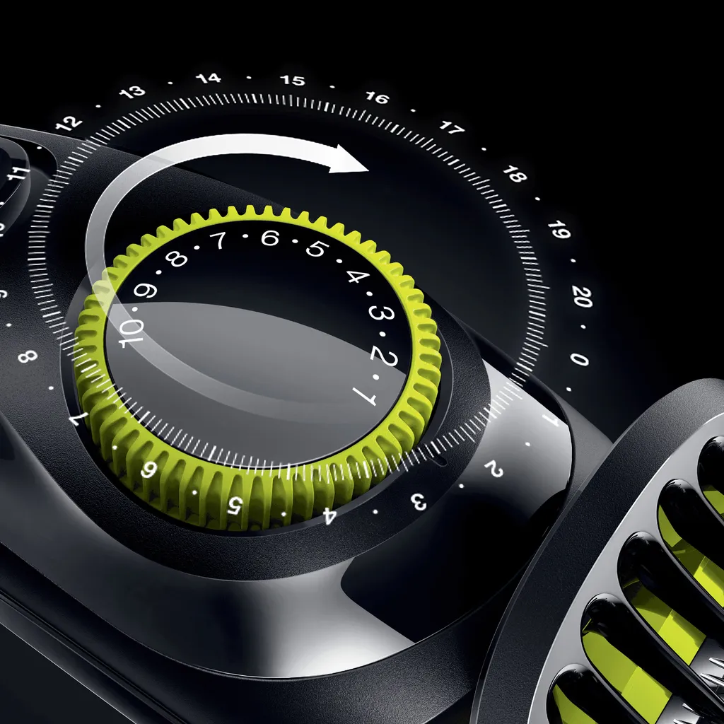 Braun BT3941 Barttrimmer Und Haarschneider Geschenkset - 39 Längeneinstellungen, Inkl. Kulturtasche, Schwarz/grün 5 Braun BT3941 Barttrimmer Und Haarschneider Geschenkset - 39 Längeneinstellungen, Inkl. Kulturtasche, Schwarz/grün – Bild 3