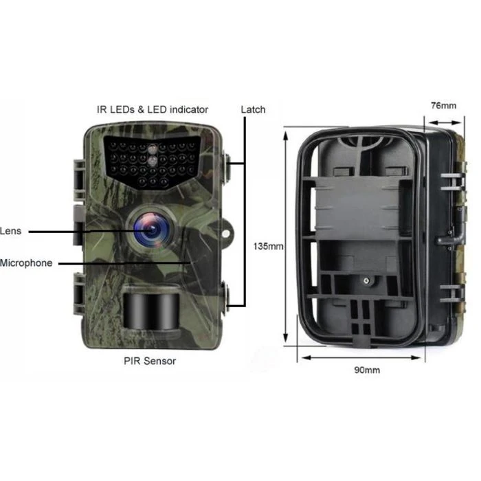Braun-Photo Wildkamera Scouting Cam Black575, 48 MP, 4K Video, Nachtsicht, PIR, Display, IP65 6 Braun-Photo Wildkamera Scouting Cam Black575, 48 MP, 4K Video, Nachtsicht, PIR, Display, IP65 – Bild 4