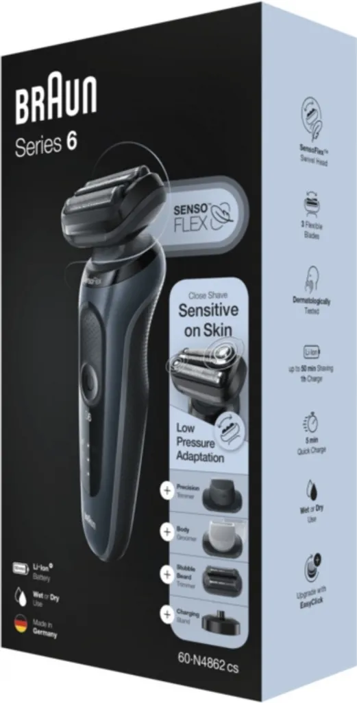 Braun Series 6 60-N4862cs - Rasierer - Grau 4 Braun Series 6 60-N4862cs - Rasierer - Grau – Bild 2