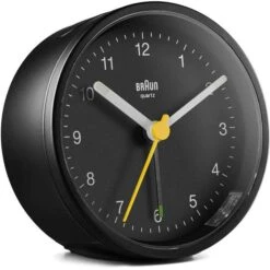 Braun Wecker BC12B Quarz, Schwarz -Körperpflege Store c3700b578f7f9ce400b6a3ae2e6a5fb7389d7c6c wecker braun bc12b quarz