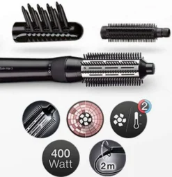 Braun Satin Hair 3 AS 330 Warmluft-Lockenbürste (inklusive Kamm- Und Bürstenaufsatz) -Körperpflege Store c3cfb389ab52a31d7a59b9e97d8d052b