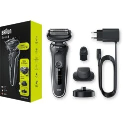 Braun Elektrorasierer Series 5 50-W4200cs, Weiß, Wet & Dry, Mit EasyClick-Präzisionstrimmer -Körperpflege Store c4368b5a32af4c5da06bd3e2af3d34a22d9eaba6 elektrorasierer braun series 5 50 w4200cs weiss