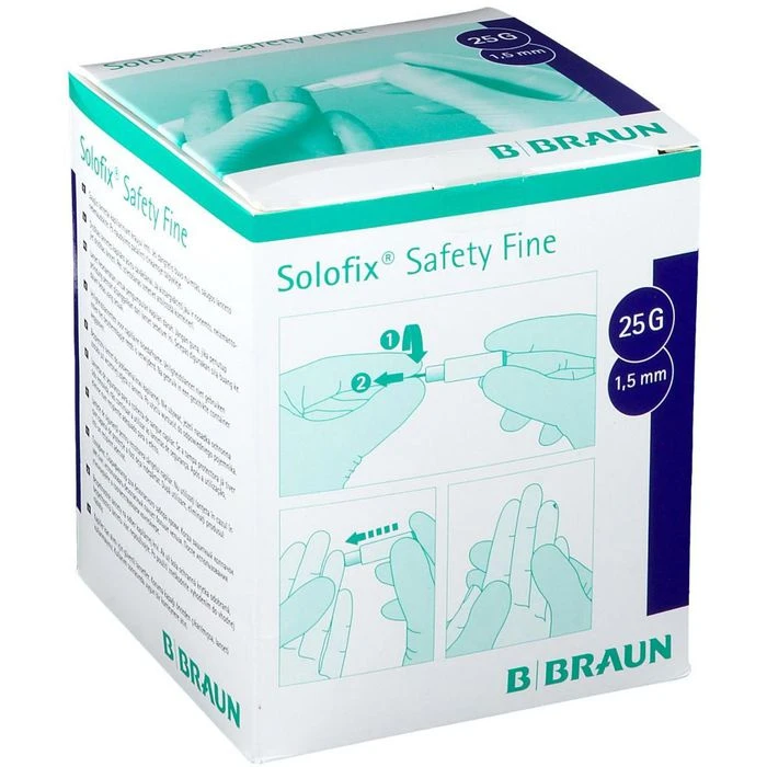 B.Braun Lanzetten Solofix Safety Fine, Sterile Einmallanzetten, 200 Stück 5 B.Braun Lanzetten Solofix Safety Fine, Sterile Einmallanzetten, 200 Stück – Bild 3