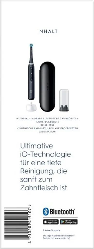 Oral-B Elektrische Zahnbürste - IO Series 5 + Reiseetui - Matt Black 13 Oral-B Elektrische Zahnbürste - IO Series 5 + Reiseetui - Matt Black – Bild 11