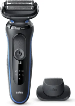 Braun Series 5 - 50-B1200s Akku-Rasierer Schwarz/blau, Farbe:Schwarz/Blau