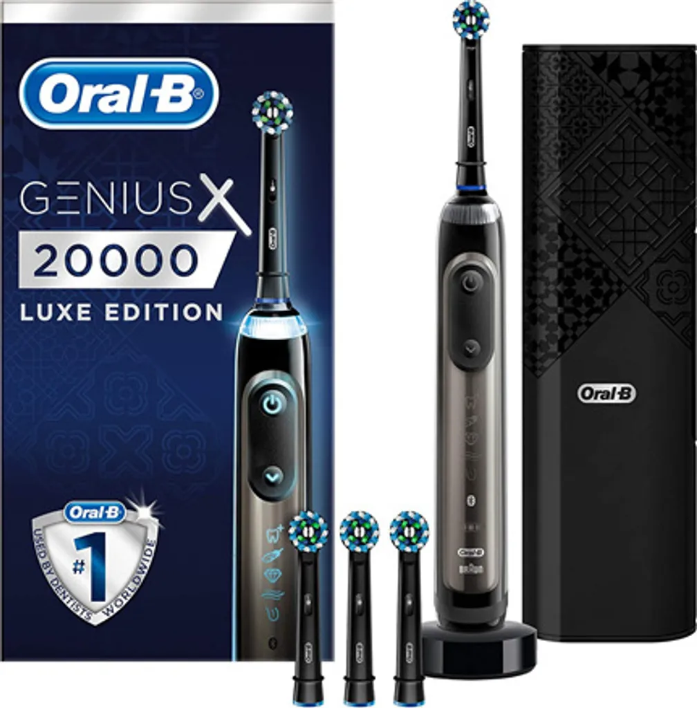 Oral-B Elektrische Zahnbürste Genius X Luxus Edition Wiederaufladbar, Für Erwachsene, Anzahl Enthaltener Bürstenköpfe 4, Anzahl Zähneputzmodi 6, Anthrazitgrau 4 Oral-B Elektrische Zahnbürste Genius X Luxus Edition Wiederaufladbar, Für Erwachsene, Anzahl Enthaltener Bürstenköpfe 4, Anzahl Zähneputzmodi 6, Anthrazitgrau – Bild 2