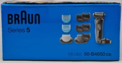 Braun Rasierer 50-B4650cs Cordless, Ladezeit 1 H, Lithium-Ionen, Anzahl Scherköpfe/Klingen 3, Schwarz/Blau, Wet & Dry -Körperpflege Store c961c4b5fade4ff19006f4f9564bbbe3