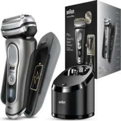 Braun Series 9 Pro 9475cc Elektrorasierer Für Herren, 4+1 Scherkopf Mit ProLift Trimmer, PowerCase, 5-in-1 Reinigungsstation, 60 Min Laufzeit, Wet&Dry -Körperpflege Store c9dfe6a899a93219703e5ad67aec5415