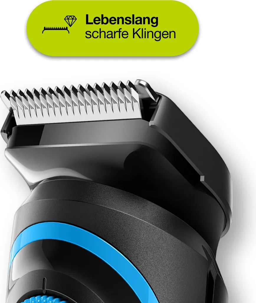 Braun BT5240 Barttrimmer Und Haarschneider Für Herren, 39 Längeneinstellungen, Schwarz/blau 7 Braun BT5240 Barttrimmer Und Haarschneider Für Herren, 39 Längeneinstellungen, Schwarz/blau – Bild 5