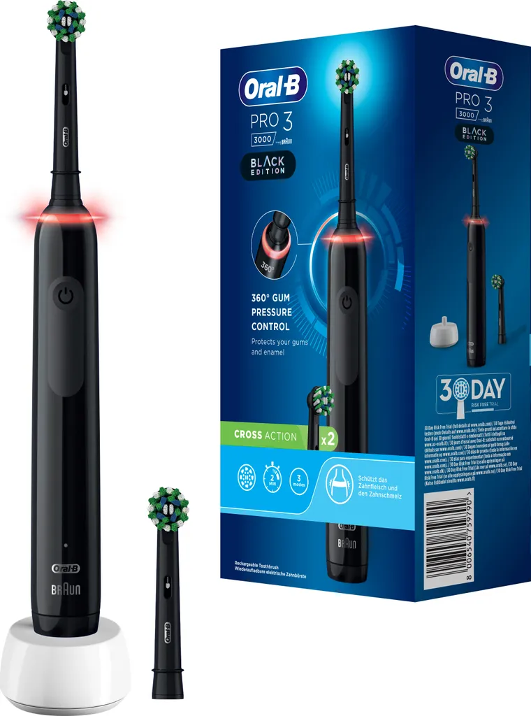 Oral-B PRO 3 3000 Cross Action Black Edition JAS 22 7 Oral-B PRO 3 3000 Cross Action Black Edition JAS 22 – Bild 5