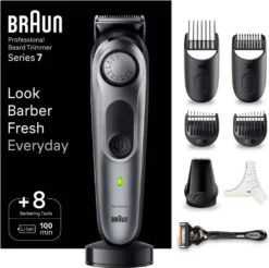 Braun BT7420 BeardTrimmer - Bartschneider - Grau -Körperpflege Store cc60ce74bba814ba56af73585a069832