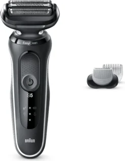 Braun Series 5 50-W1600s Elektrorasierer Für Herren, Bodygroomer, Weiß -Körperpflege Store cfb5968933a61a58340ae632fb34ffd1