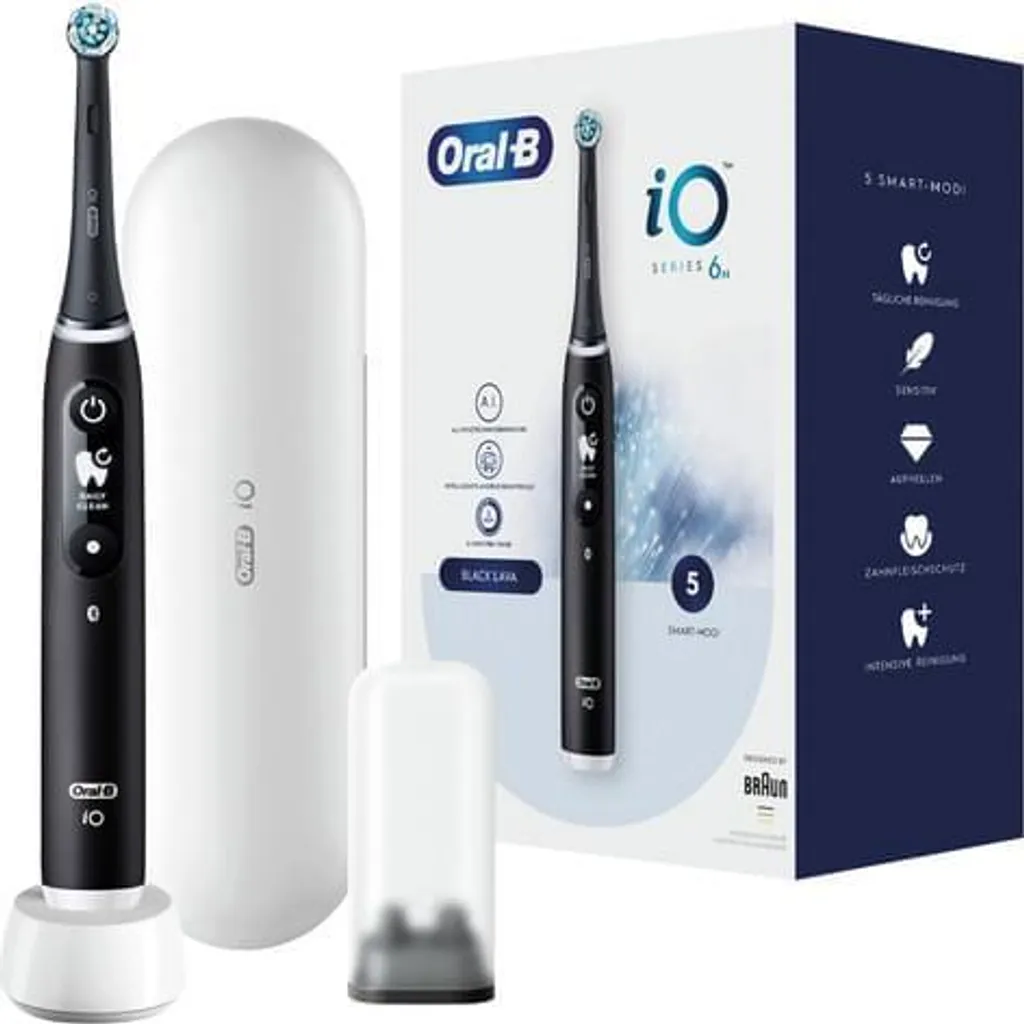 Braun Oral-B IO Series 6 Black Onyx Elektrische Zahnbürste 6 Braun Oral-B IO Series 6 Black Onyx Elektrische Zahnbürste – Bild 4