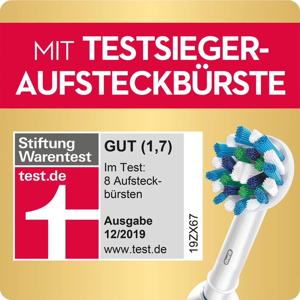 Oral-B Smart Expert Limited Design Edition Mit Gratis Braun Wecker & Reise-Etui, Blau 6 Oral-B Smart Expert Limited Design Edition Mit Gratis Braun Wecker & Reise-Etui, Blau – Bild 4