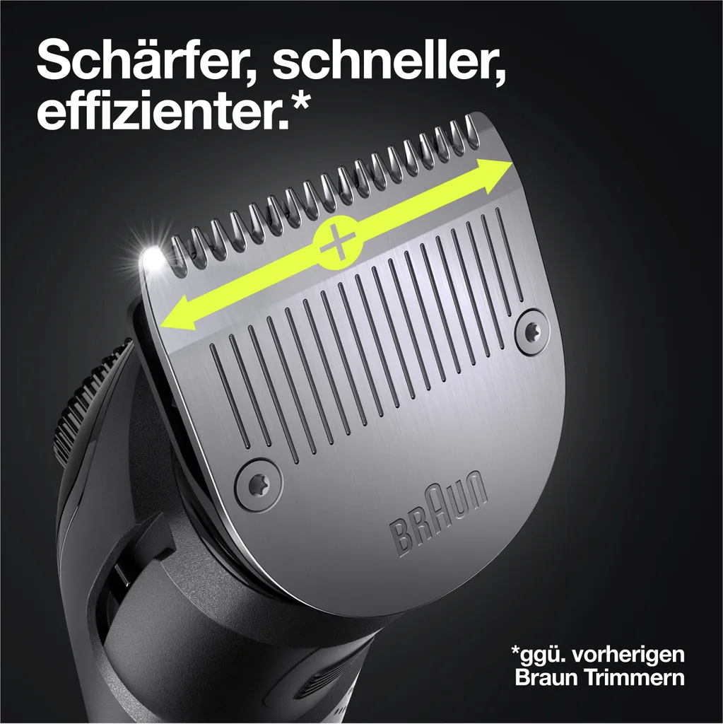 Braun Barttrimmer 7 BT7320, Barttrimmer Und Haarschneider Für Herren, Für Gesichts- Und Kopfhaare 9 Braun Barttrimmer 7 BT7320, Barttrimmer Und Haarschneider Für Herren, Für Gesichts- Und Kopfhaare – Bild 7