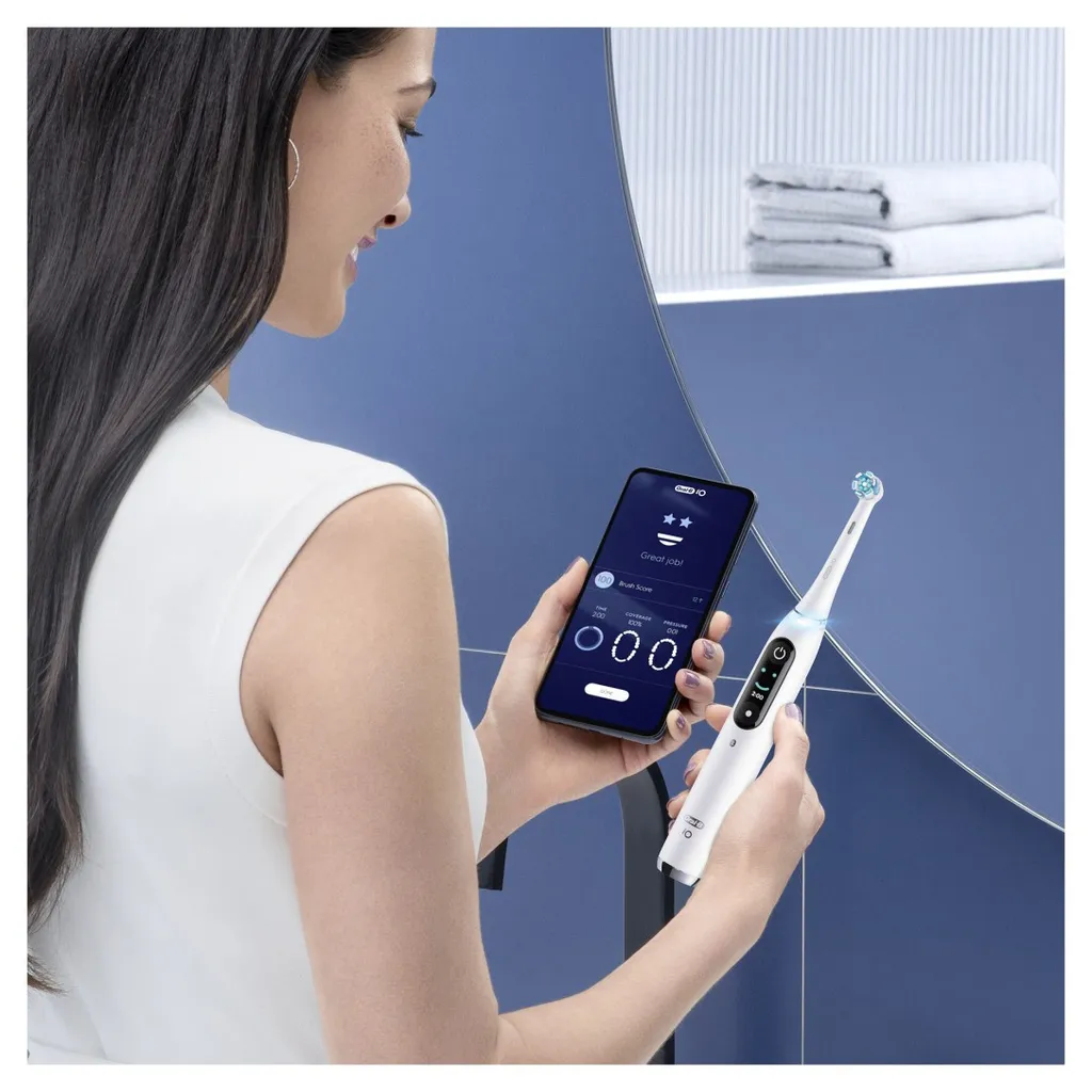 Braun Oral-B IO Series 9 Special Edition, Elektrische Zahnbürste ,weiß, White Alabaster 19 Braun Oral-B IO Series 9 Special Edition, Elektrische Zahnbürste ,weiß, White Alabaster – Bild 17