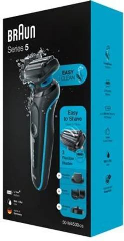 Braun SERIES 5 50-M4500cs Herrenrasierer Wasserdicht Wet-dry Ladestation Akku -Körperpflege Store d5b614e8162953e28b56ebae9731c8d7
